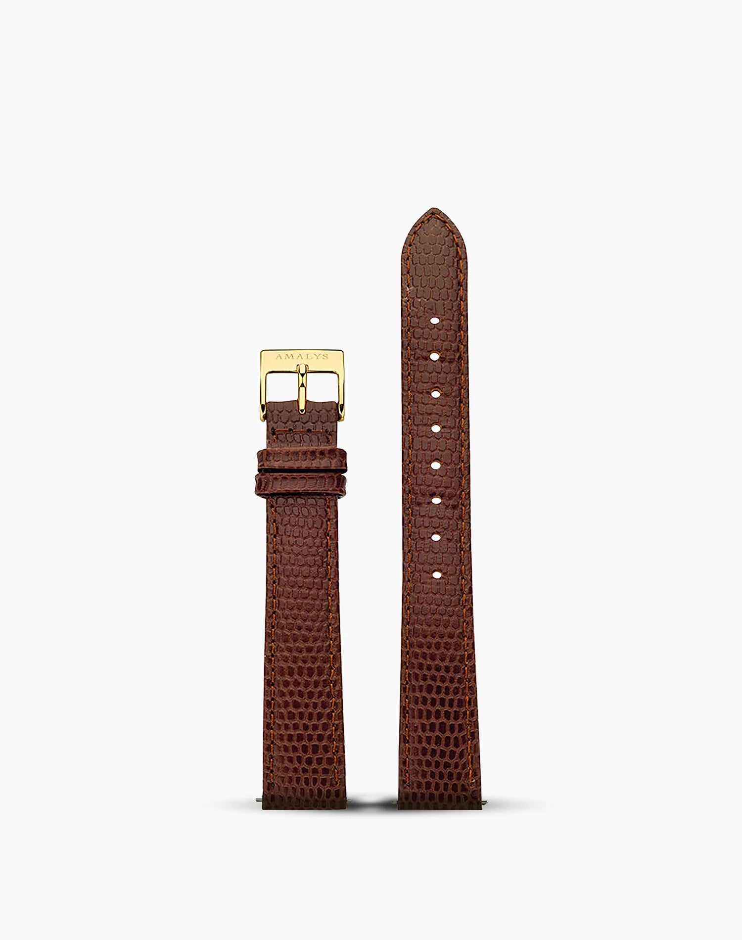 AMALYS Cuir Brun lézard - 14mm